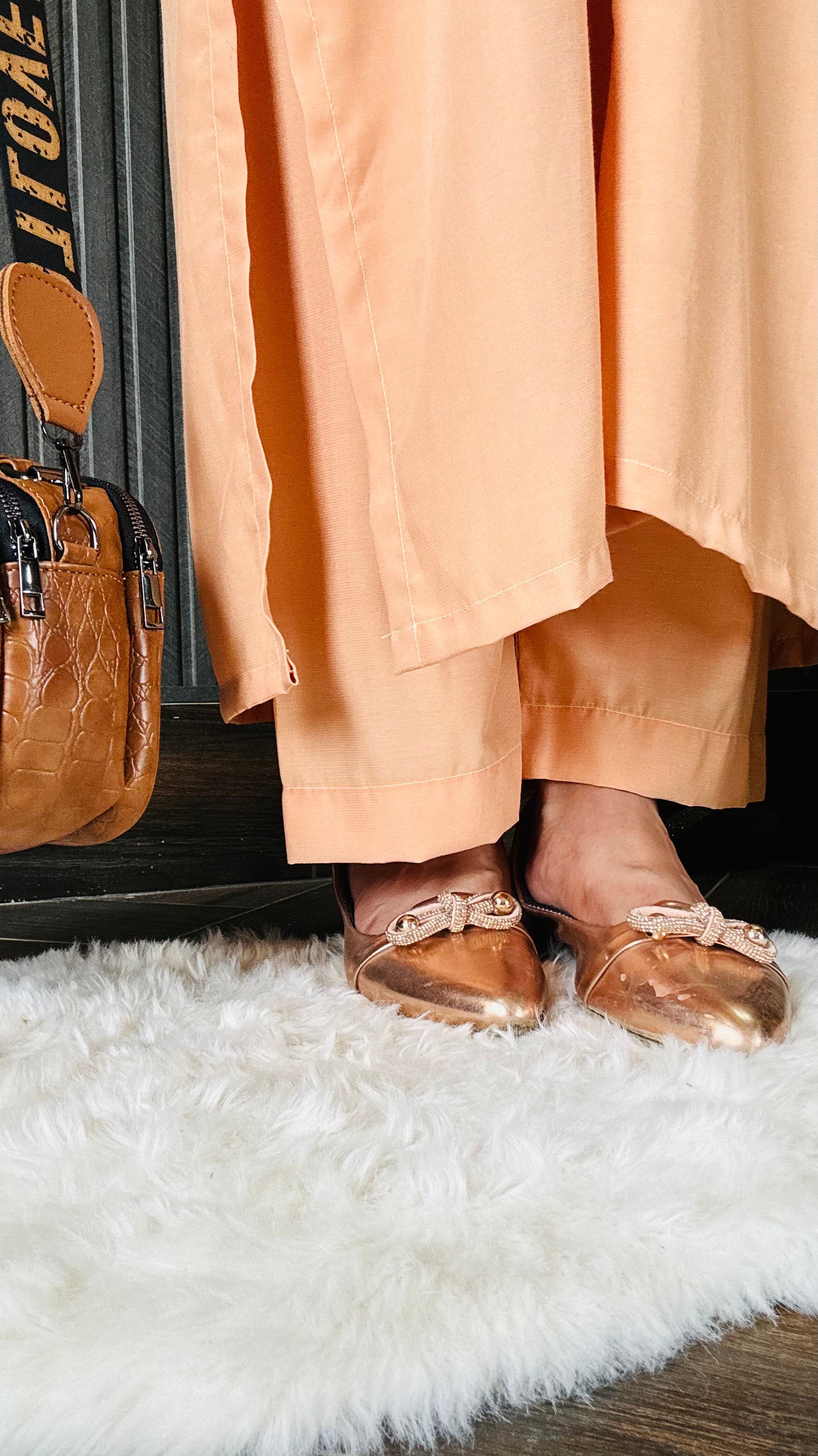 Peach Co-ords Set -Long