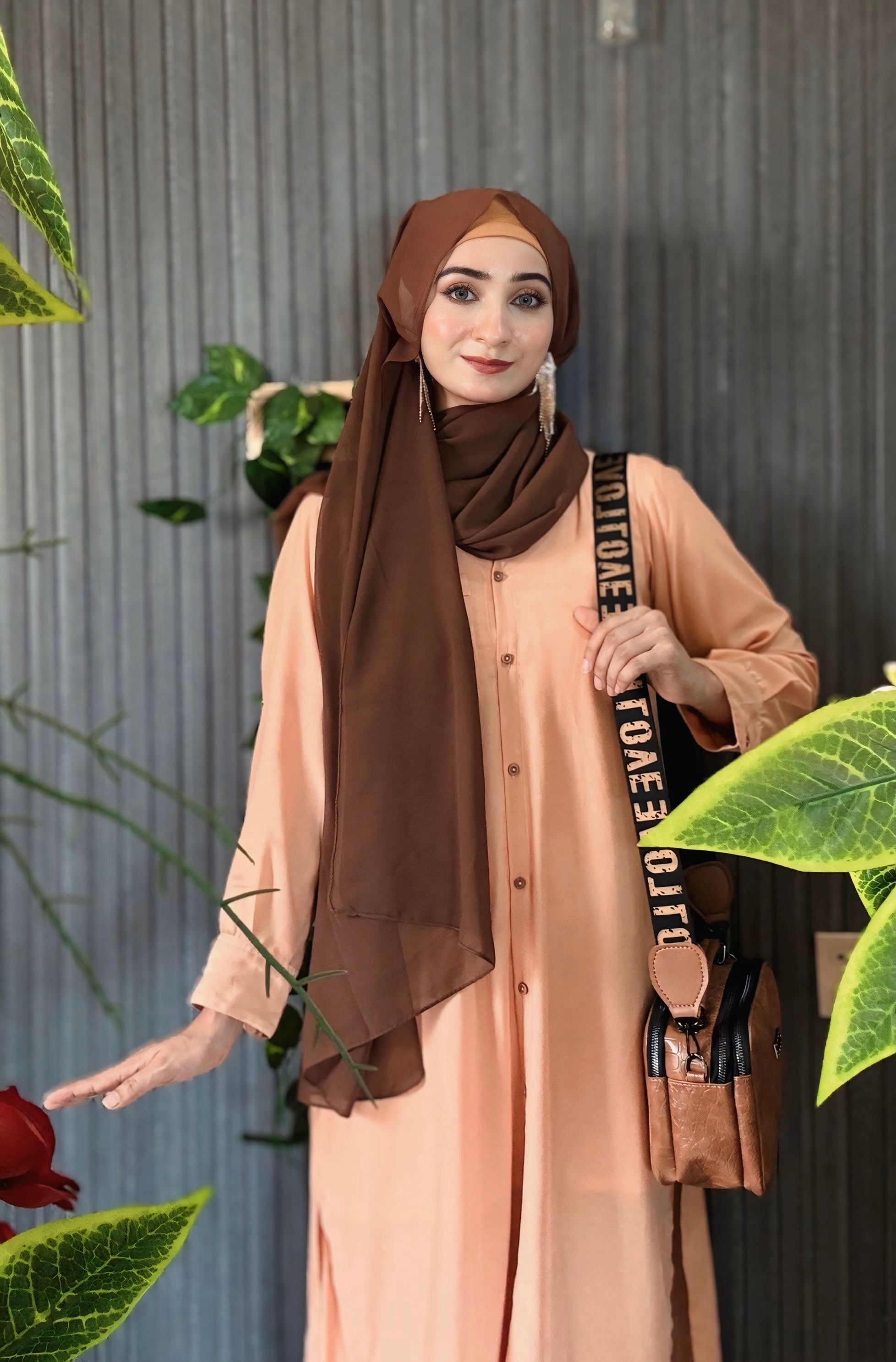 Peach Co-ords Set -Long