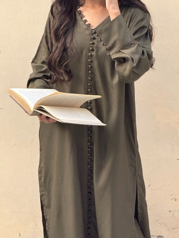 Serena Olive Set - Long