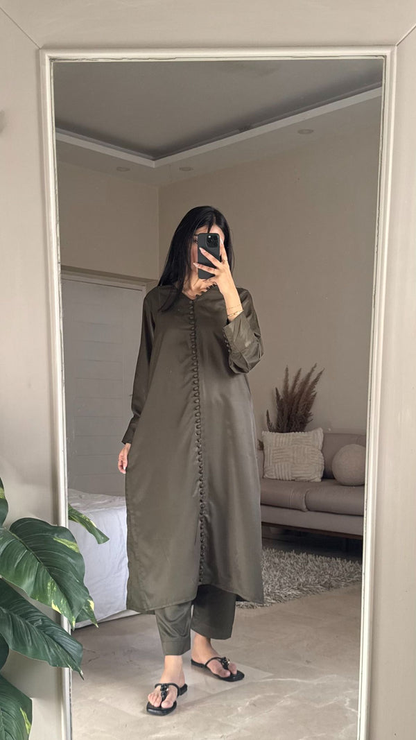 Serena Olive Set - Long