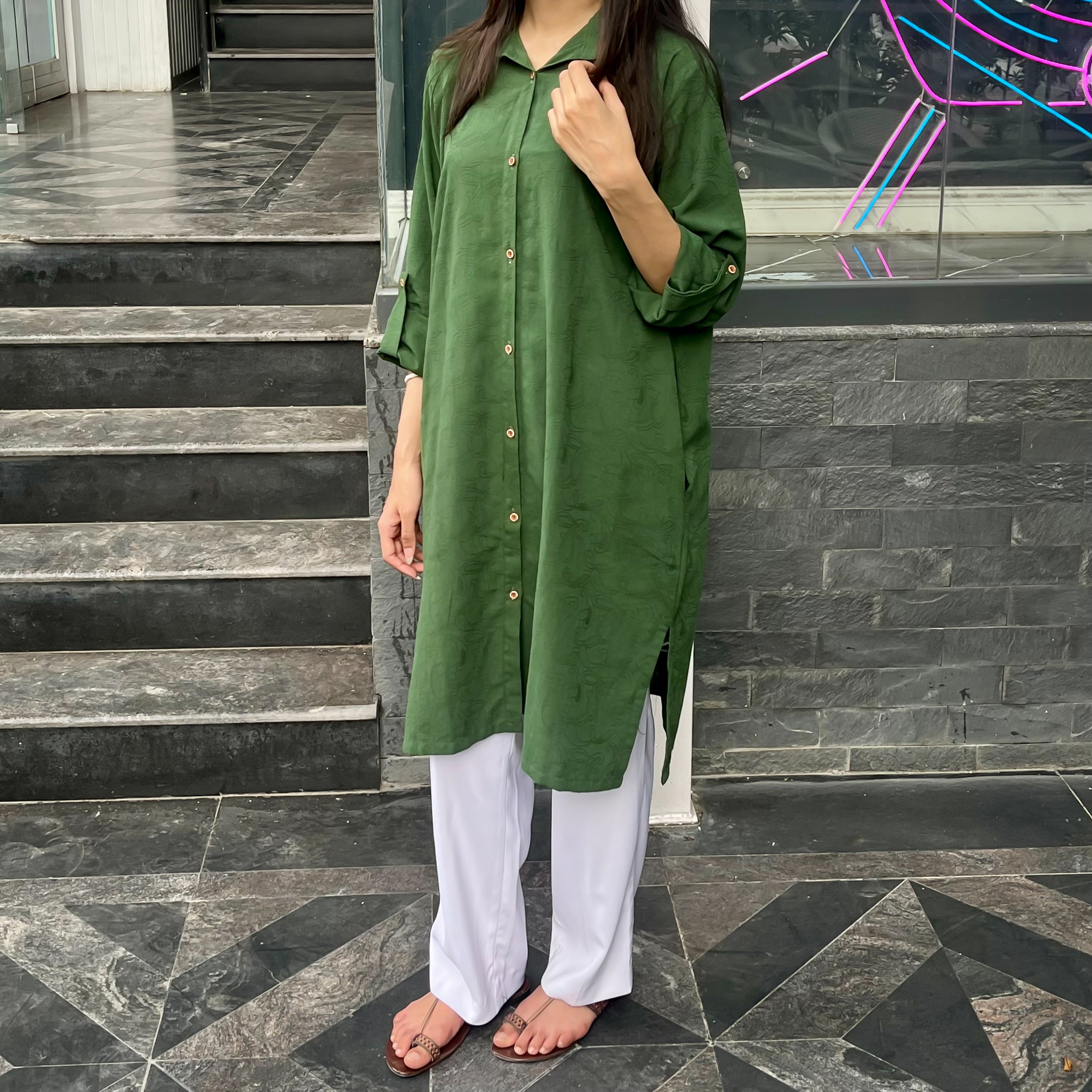 Summer Green Shirt